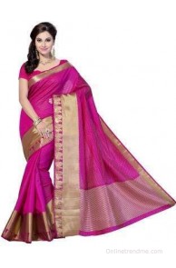 Rani Saahiba Self Design Fashion Art Silk Sari